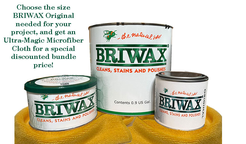 BRIWAX Original - Ultra-Magic Microfiber Cloth Bundle