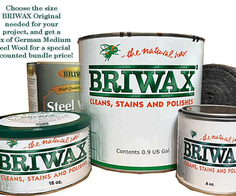 BRIWAX Original - German Steel Wool Bundle